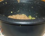 A picture of step 3 of KODO MILLET SAMBAR SATHAM WITH GREEN BELL PEPPERS, TOMATO AND SMALL ONIONS.