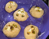 Foto del paso 4 de la receta: Crumble cookies de pistacho y chocolate blanco