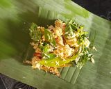 Foto langkah ke 4 dari resep Botok Tempe,Teri Pake Daun Kemangi.