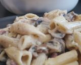 Une image de l'étape 10 de Gratin de Pennes aux champignons (Recette Monsieur Cuisine).