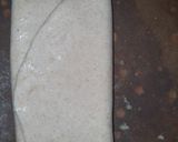 A picture of step 2 of Layered square paratha.