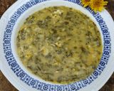 Sóska leves tojással rizzsel recept fázis 3 fotója