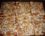 A picture of step 3 of Pizza Bread😋🍕.