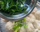 Foto langkah ke 5 dari resep Sup Bakso Sayur Gambas/Oyong.