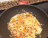 Foto del paso 3 de la receta: Arroz frito con pollo y bacon