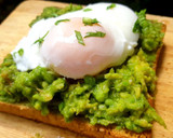 A picture of step 3 of Avocado and Poached Egg Toast.