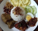 Foto langkah ke 6 dari resep Ayam Goreng Berempah Nasi Lemak.