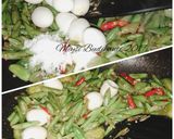 Foto langkah ke 6 dari resep Oseng Buncis Telur Puyuh.
