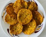 A picture of step 6 of Karela(bitter gourd) puri.