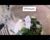 Une image de l'étape 4 de Spaghettis Scampis à la crème de pesto courgettes et tomates 🇮.