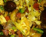 A picture of step 5 of Veg kema(by Deepika).