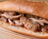 Hình bước làm 4 của món Bánh Mì Gà Xé