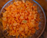 A picture of step 1 of Chinese choupsuey.