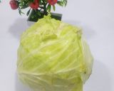 A picture of step 1 of Cabbage Fufu/ Cabbage Swallow.