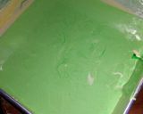 Foto langkah ke 5 dari resep Brownis kukus pandan coklat.