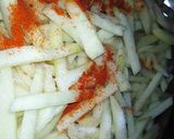 A picture of step 1 of Chips Pakoray.