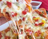 Foto langkah ke 8 dari resep Pizza Roti Tawar (#pr_adakejunya).