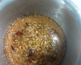 A picture of step 3 of Jaggery rice /gur waly rice.