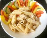 A picture of step 8 of My Chicken Pasta with Chilli,Salt & Pepper Seasoning 😍.