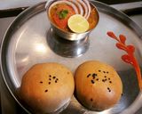A picture of step 13 of Bhaji stuffed Buns eggless and without yeast.