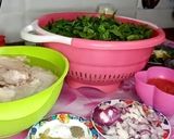 صورة لخطوة 1 من وصفة أسهل طريقه سبانخ باجنحه الفراخ اقتصاديه جداً جداً 🌱🌱🌱🌱