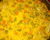 Foto del paso 4 de la receta: Arroz con pollo y verduras
