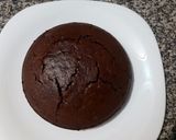 A picture of step 8 of Rich Dark Chocolate Cake.