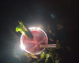 A picture of step 2 of Beetroot mojito.
