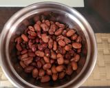 A picture of step 1 of Rajma curd salad.
