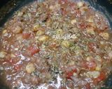 A picture of step 5 of Zero Oil / Ghee Chana Masala with Puri.