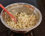 A picture of step 2 of Simple Creamy Coleslaw.