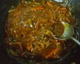 A picture of step 3 of Chopsuey noodles.