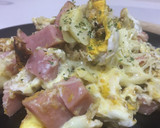 Foto del paso 4 de la receta: Revuelto de alcachofas jamón y queso -fácil,rápido y rico 😜