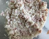 Une image de l'étape 2 de Croquettes de riz jambon olives et mozzarella.