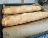 Túrós-meggyes rétes recept fázis 5 fotója