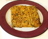 A picture of step 5 of Kothimbir vada.