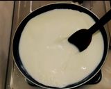 A picture of step 2 of Badam shake.