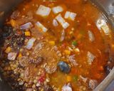 A picture of step 3 of Lentils with Asturian Compango.