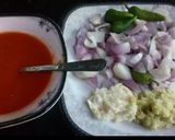 A picture of step 1 of Mutton biryani.