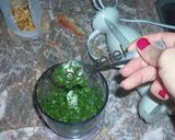 Foto del paso 5 de la receta: Salsa pesto.Tips y modo de conserva.🥫🍝