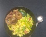 A picture of step 12 of Potato Fried Rice With Onion Rings.