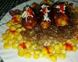 A picture of step 4 of Corn paneer kabab.