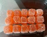 Orange Jelly Mithai (Jelly Candy with Fresh Orange juice) recipe step 7 photo