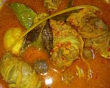 Foto langkah ke 2 dari resep Gule/Gulai padang ati ayam dan telor.