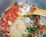 A picture of step 7 of Potato & Pea Biryani.