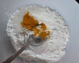 A picture of step 2 of Ripe mango fritters.