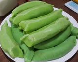 Foto langkah ke 2 dari resep Es Pisang Ijo Dadar.