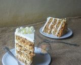 Gambar langkah 12 resipi Carrot Cake.