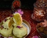 A picture of step 8 of Kesar Ghari.