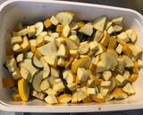 Une image de l'étape 5 de Courgettes et aubergines au soja et sésame (avec piments verts grillés).